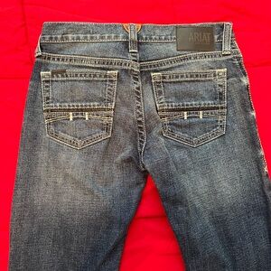 Ariat Blue Jeans with Faded Design